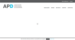 Desktop Screenshot of apdesigners.org.pt