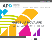 Tablet Screenshot of apdesigners.org.pt